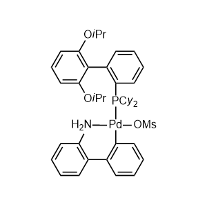 甲磺酸(2-二環(huán)己基膦基-2',6'-二異丙氧基-1,1'-聯(lián)苯基)(2-氨基-1,1'-聯(lián)苯-2-基)鈀(II)