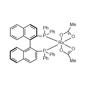 二乙酸根[(R)-(+)-2,2'-二(二苯基膦基)-1,1'-聯(lián)萘基]釕(II)