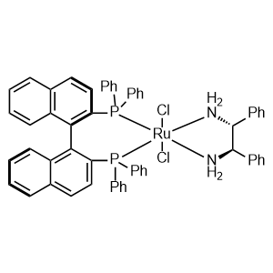 二氯[(R)-(+)-2,2'-二(二苯基膦)-1,1'-聯(lián)萘基][(1R,2R)-(+)-1,2-二苯基乙二胺)釕(II)