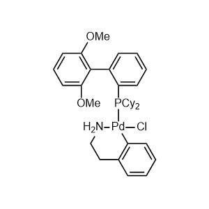 氯(2-二環(huán)己基膦基-2',6'-二甲氧基-1,1'-聯(lián)苯基)[2-(2-氨基乙基苯基)]鈀(II) - 甲基--叔丁基醚加合物