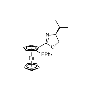(2R)-1-[(4S)-4,5-二氫-4-(1-甲基乙基)-2-噁唑基]-2-(二苯基膦)二茂鐵