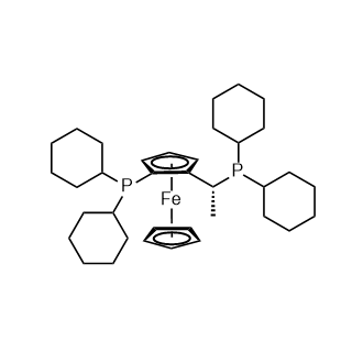 (R)-(-)-1-[(S)-2-Dicyclohexylphosphino)ferrocenyl]ethyldicyclohexylphosphine