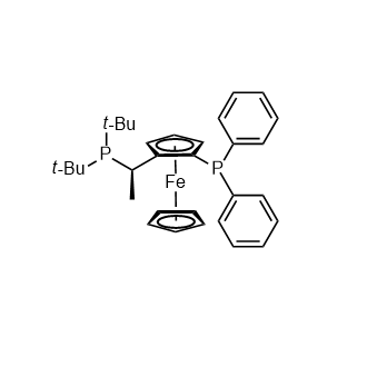 (R)-1-[(S)-2-(Diphenylphosphino)ferrocenyl]ethyldi-tert-butylphosphine